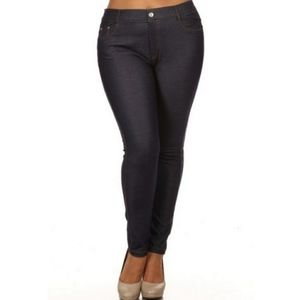 BRAND NEW* PLUS Denim Skinny Jeggings
